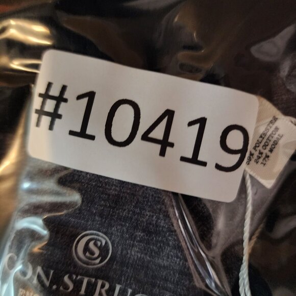 Construct Shirt Mens XXXL Black Long Sleeve Jersey Knit Textured Henley *NWT* - Picture 9 of 10